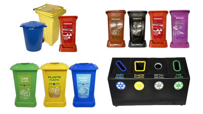 Какие есть контейнеры для мусора